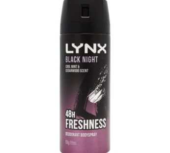 Lynx 106g Body Spray Deodorant Black Knight