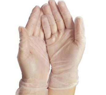 Medium Powder-free Clear Vinyl Gloves