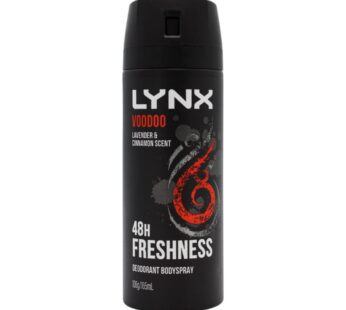 Lynx 106g Body Spray Deodorant Voodoo