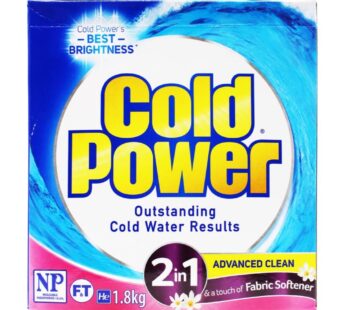 Cold Power 1.8kg Laundry Powder 2 in 1 Advanced Clean