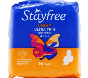 Stayfree 16pk Light Ultra Thin Pads with Wings