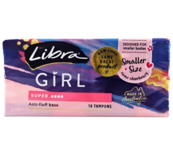 Libra 16pk Girl Super Tampons Anti-fluff